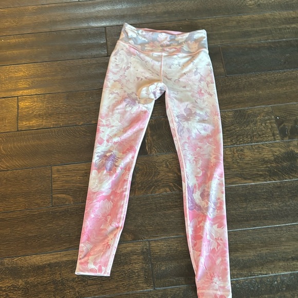 WITH pastel floral print leggings Sz s - Picture 1 of 4
